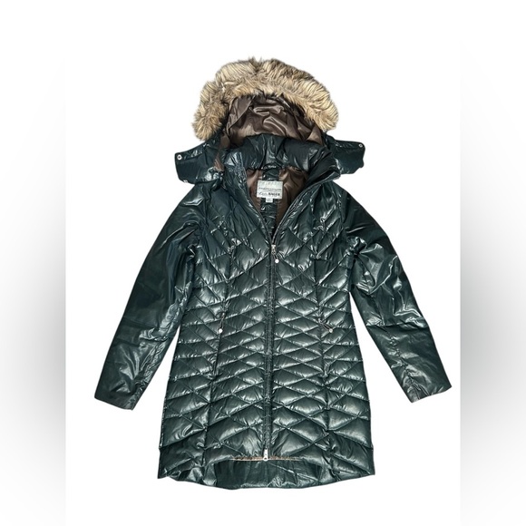 Eddie Bauer Premium Goose Down Filled Quilted Jacket size small - Picture 5 of 14